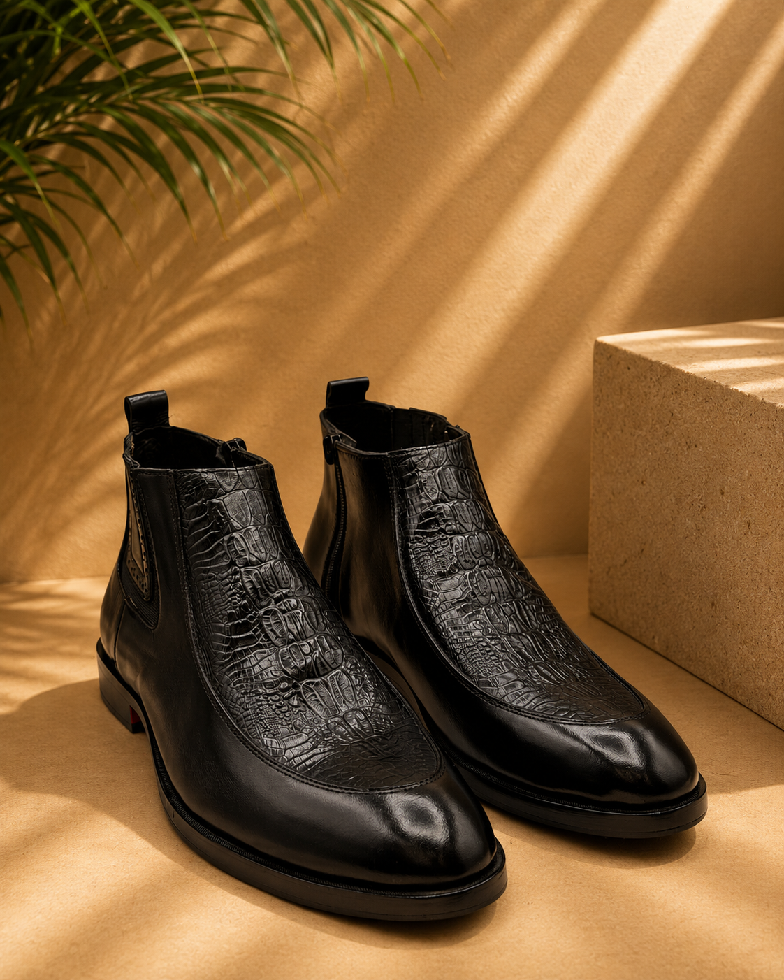 Noir Luxe Chelsea Boots