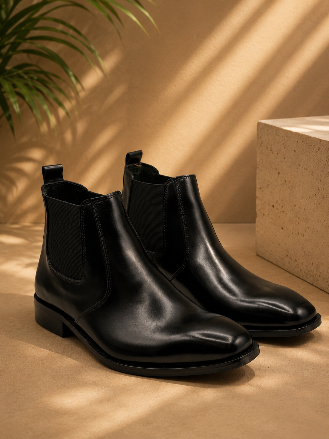 Black Monarch Chelsea Boots