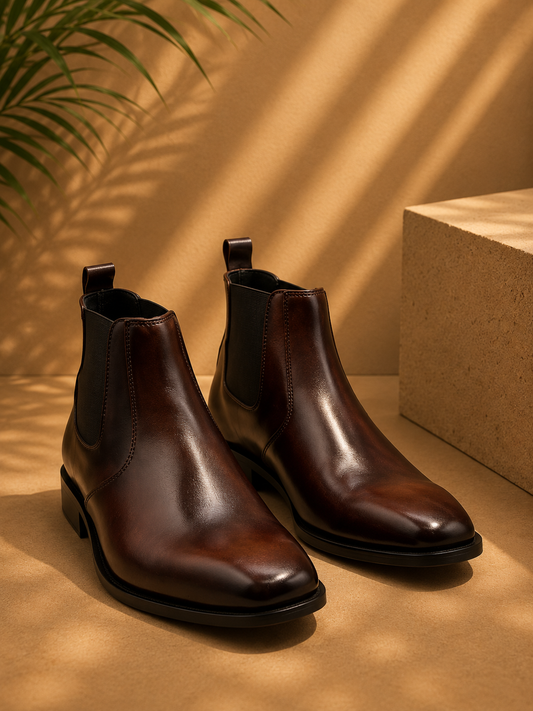 Chestnut Classic Chelsea Boots