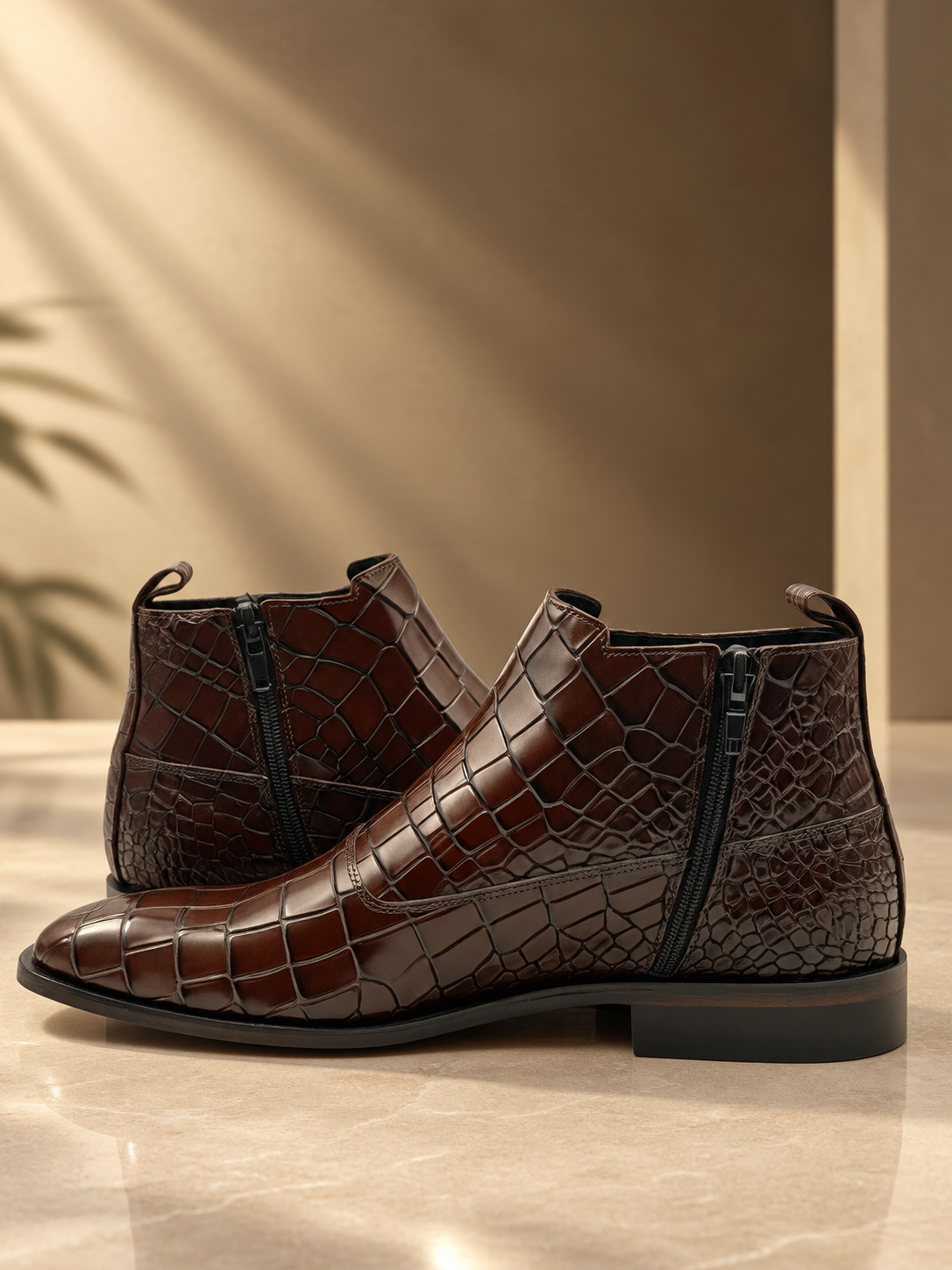 Imperial Croco Double-Monk chelsea boot