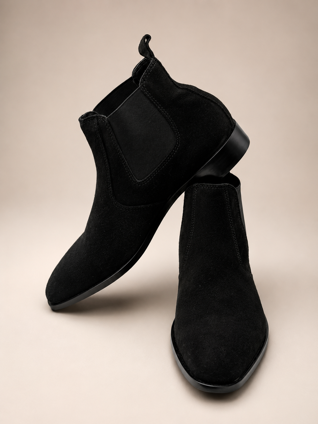 Midnight Chelsea Suede Boot