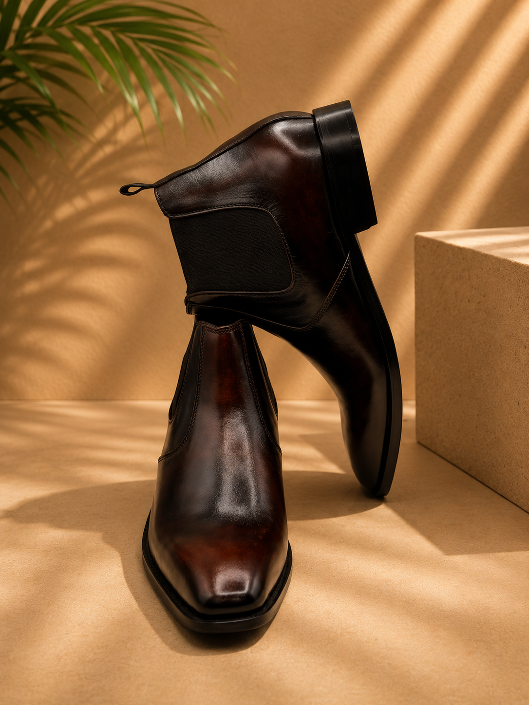 Chestnut Classic Chelsea Boots