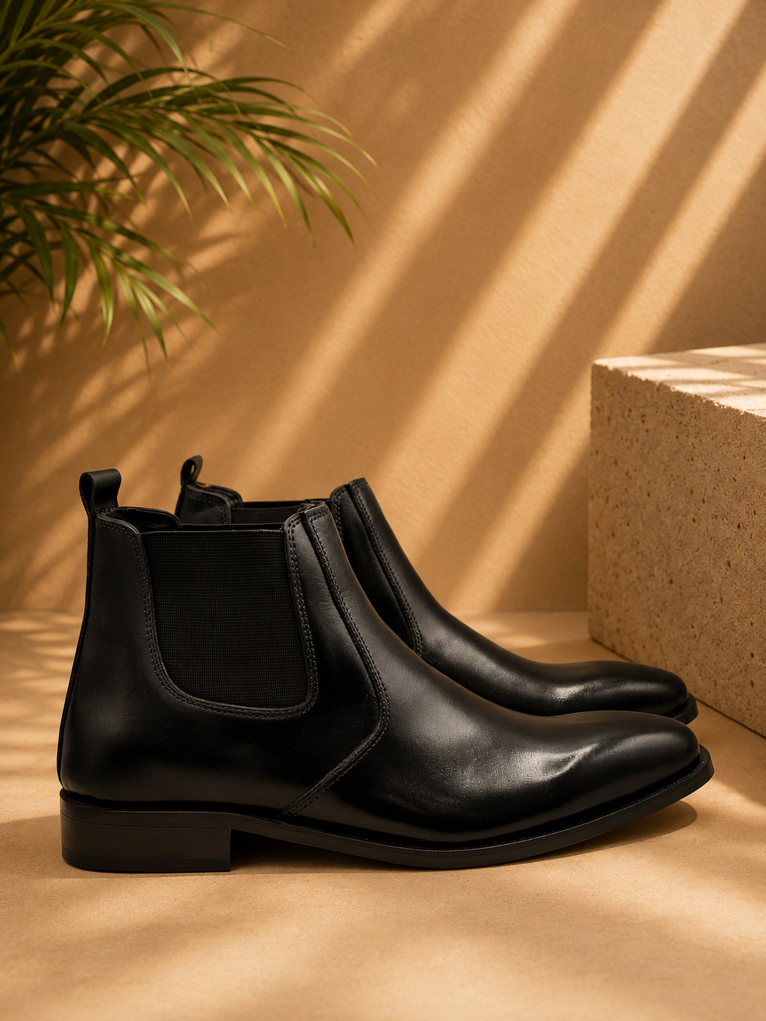 Black Monarch Chelsea Boots