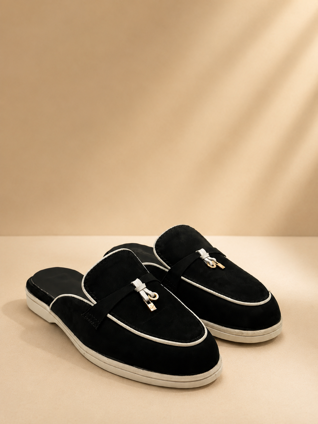 Midnight Luxe Mules