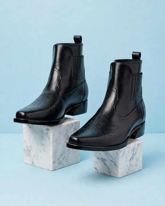 EI paso cowboy leather boots