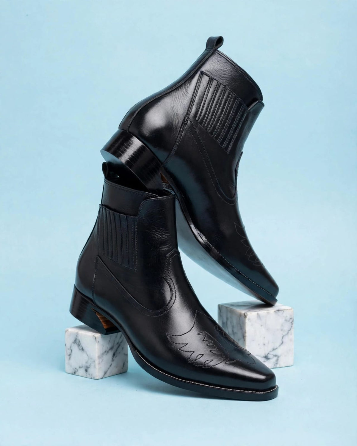 EI paso cowboy leather boots