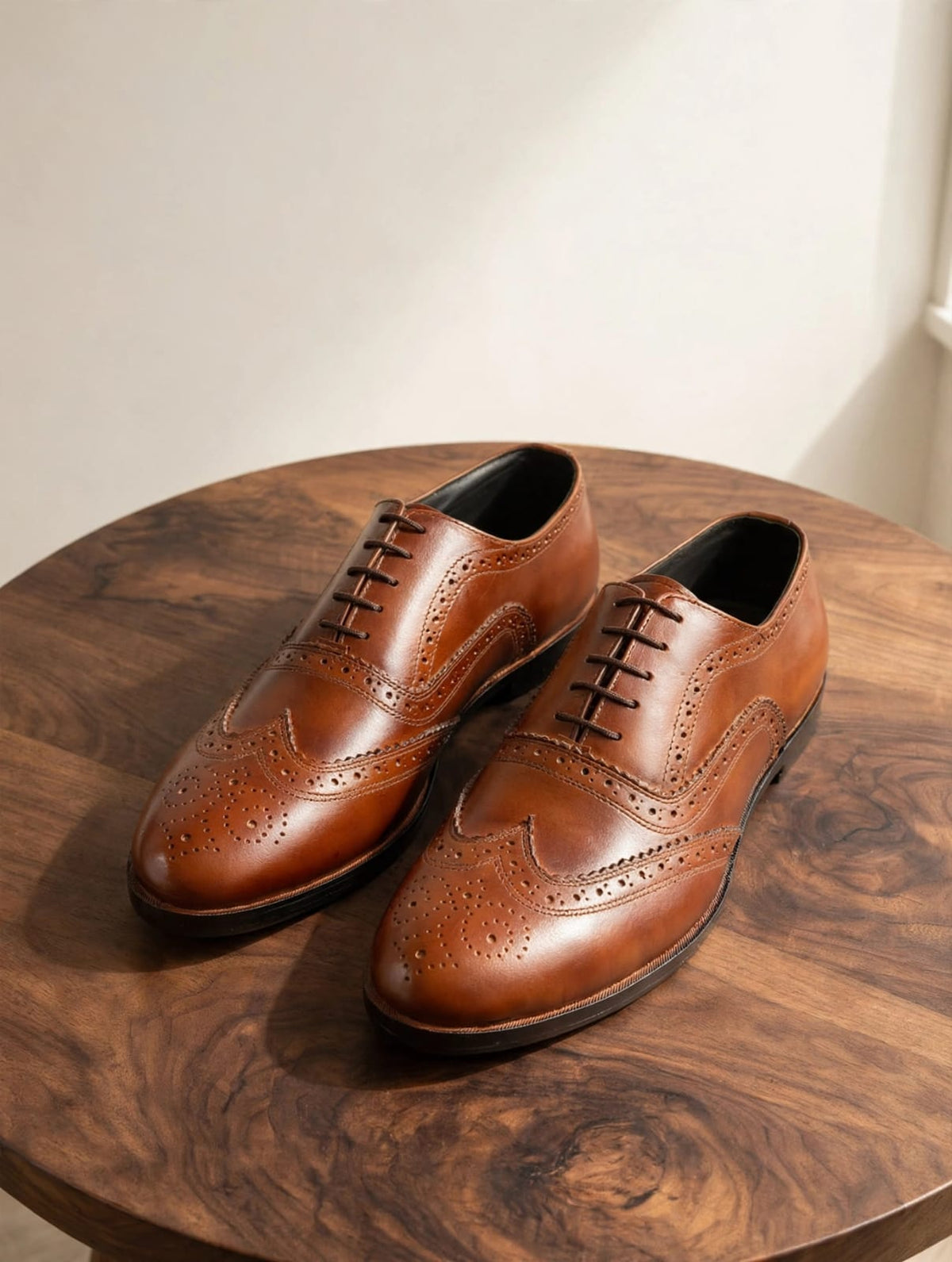 Imperial Cognac Wingtip Oxford
