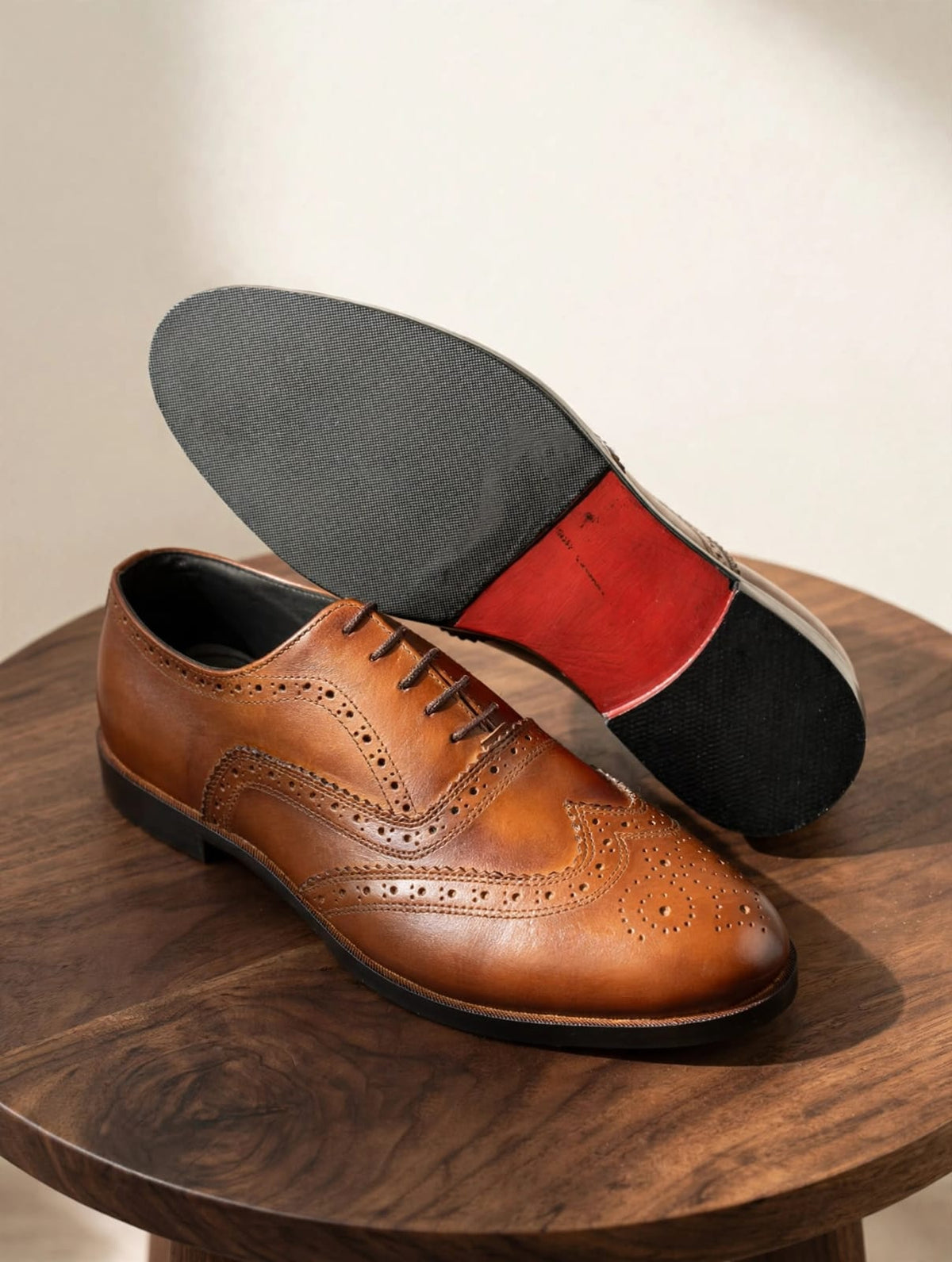Imperial Cognac Wingtip Oxford