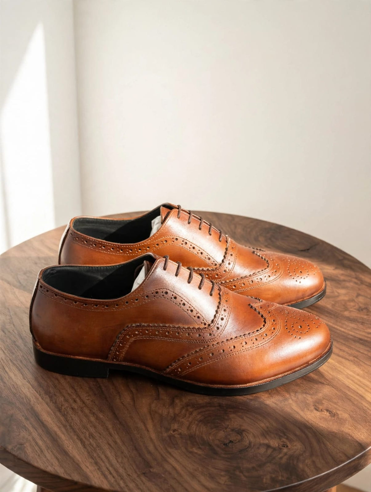 Imperial Cognac Wingtip Oxford