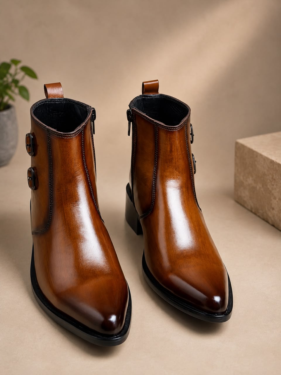 Monarch Double Buckle Boots