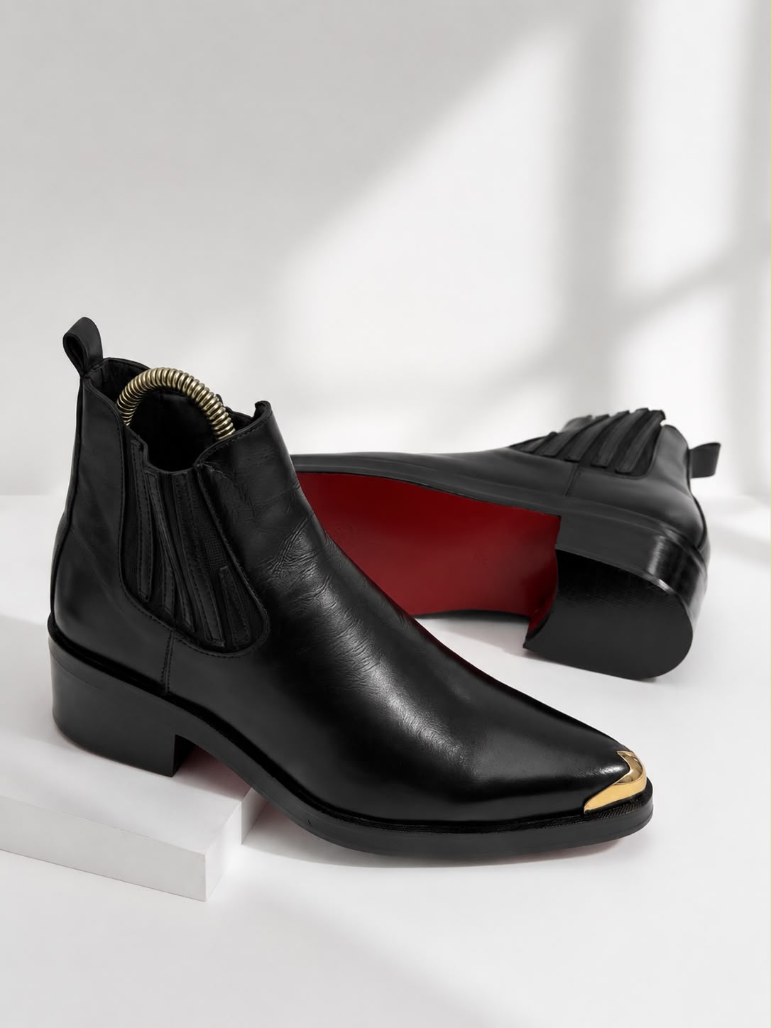 Regal gold cap chelsea shoes