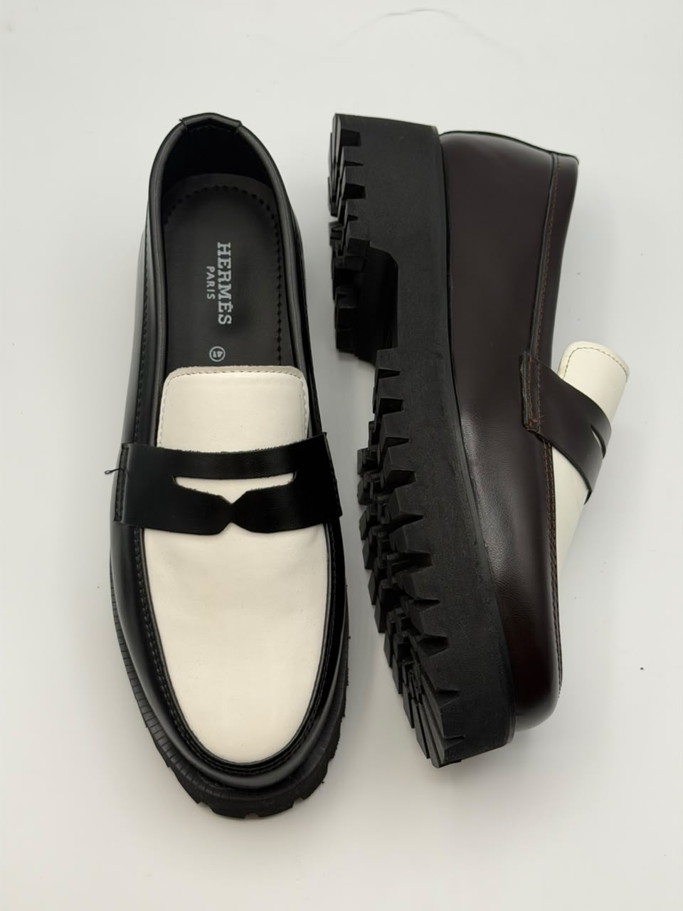 Monaco Black Platform Loafer