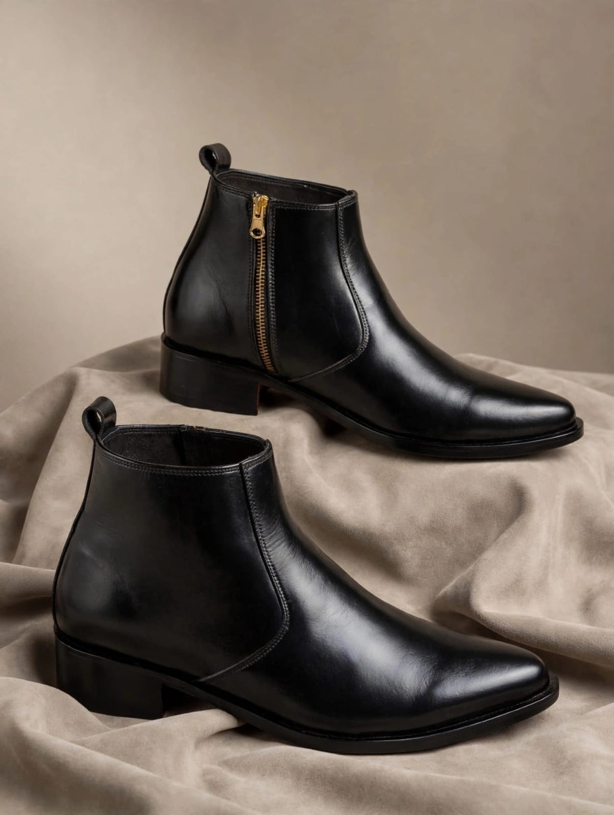Regal Noir Zip chelsea  Boots
