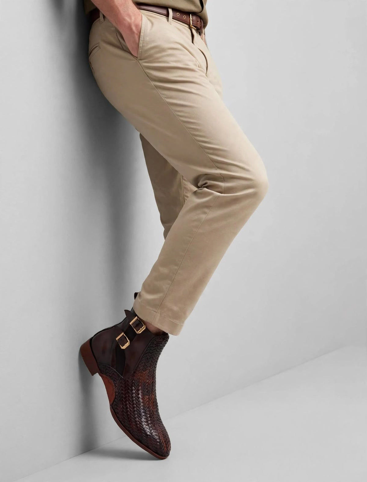 Name: Imperial Espresso Woven Monk Boots