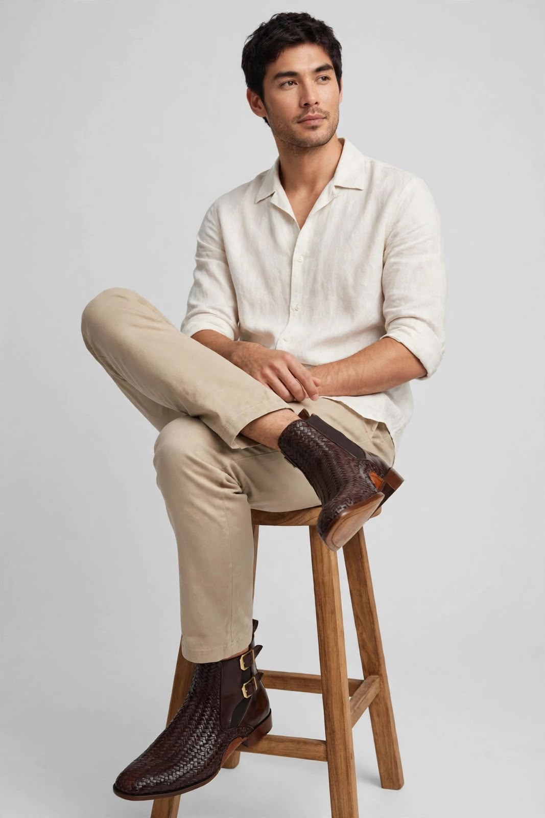 Name: Imperial Espresso Woven Monk Boots