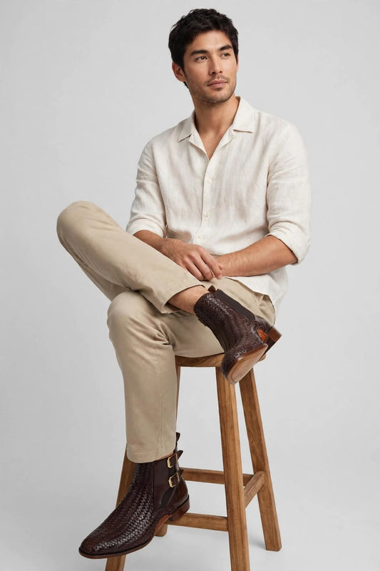 Name: Imperial Espresso Woven Monk Boots
